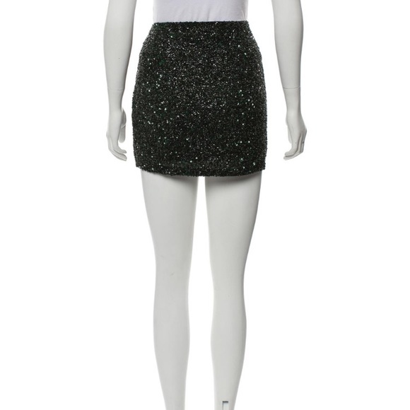Haute Hippie sequined/beaded skirt - Picture 3 of 7
